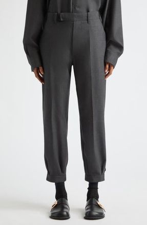 Plan C Cotton Blend Scuba Knit Wide Leg Pants in Black at Nordstrom, Size 34