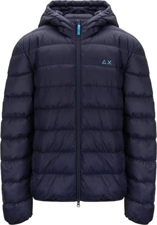 Sun 68 Down Jackets, male, Blue, Size: 3XL R44101 Down Jacket