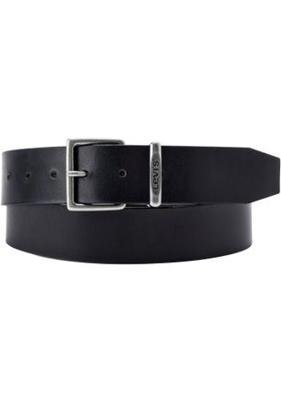 Levi's Lederg&uuml;rtel LEVIS FLAT KEEPER BELT, Damen, Gr. 11,5, schwarz (regular schwarz), Leder, unifarben, G&uuml;rtel Lederg&uuml;rtel, mit Metallschnalle
