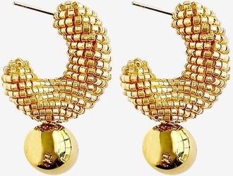 Susana Vega Jewelry Creolen aus Glasperlen Origen