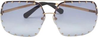 Louis Vuitton Pre-owned Accessories, female, Blue, Size: ONE SIZE Pre-owned Fabric Sunglasses