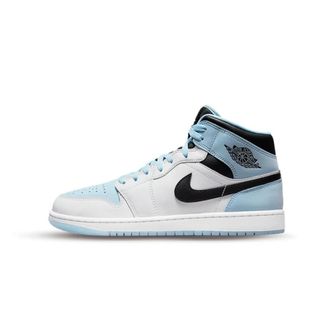 Nike Jordan 1 Mid SE Ice Blue - unisex - Sport - Wit - Maat: 42 1/2 EU Leer