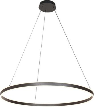 Steinhauer Steinhauer - L&aacute;mpara Colgante - Ringlux - Negro - Metal - &Oslash; 100cm