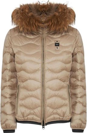 Blauer Aldie Down Jacket - Dames - Gewatteerde jassen - Beige - L - Nylon - Jassen