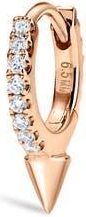 Maria Tash Single Short Spike Diamond Eternity Clicker in Rose Gold at Nordstrom, Size 6.5 Mm