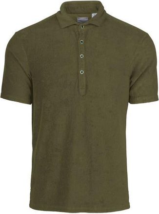 Swims Myrtos Velour Cover-Up Polo in Olive at Nordstrom, Size Xx-Large