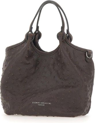 Gianni Chiarini Dua Handtas - Dames - Handtassen - Bruin - ONE Size - Leer - Tassen