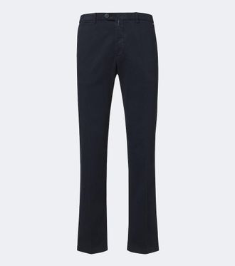 Kiton Pantalones chinos en mezcla de algod&oacute;n y cachemir