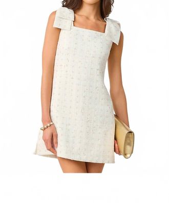Lilly Pulitzer Anders Skirted Shift Romper In Resort White - Flower Pearl