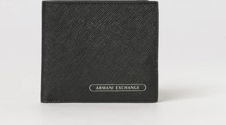 A|X Armani Exchange Portafoglio in pelle sintetica saffiano