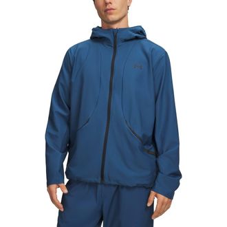 Under Armour Unstoppable Hooded Jacket in Wham Blue at Nordstrom, Size Xx-Large
