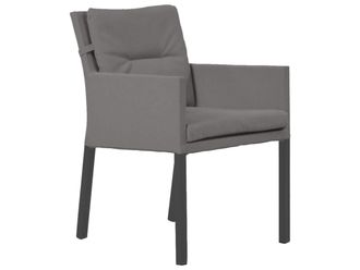 Schubiger M&ouml;bel Gartenstuhl Calisto Lava-Mistgrey