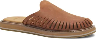 Sanuk You Got My Back Woven Leather Mule in Chestnut at Nordstrom, Size 11