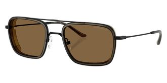 Emporio Armani Brown Navigator Mens Sunglasses EA2162 300171 54