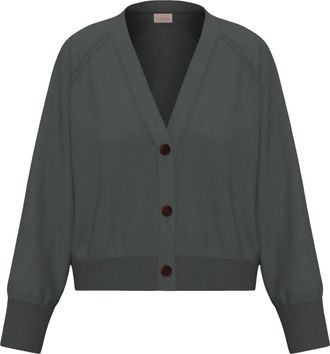 Emme Di Marella Cardigan Bacini - Dames - Vesten - Groen - S - Truien & Vesten