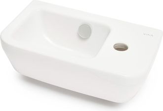 Vitra Lavabo Integra 37x22 Cm Con Orificio Para Grifer&iacute;a A La Derecha, Blanco (7091-003-0029)