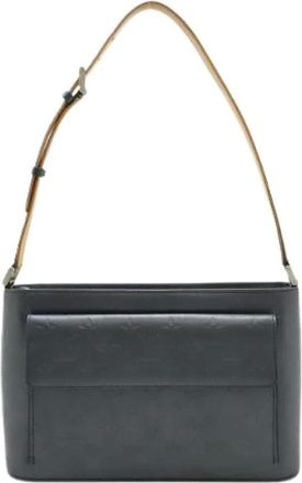 Louis Vuitton Pre-owned Shoulder Bags, female, Blue, Size: ONE SIZE Pre-owned Canvas Shoulder Bag