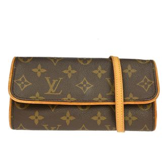 Louis Vuitton Twin Monogram Canvas Brown Canvas Handbag (Pre-Owned)