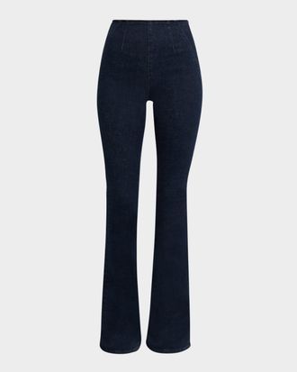 Veronica Beard Beverly Off-Duty Skinny Flare Jeans