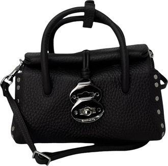 Zanellato Dotta Centauro Baby Schoudertas - Dames - Handtassen - Bruin - ONE Size - Leer - Tassen