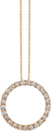 Le Vian Nude Diamond 14K Rose Gold 1.31 Ct. Tw. Diamond Pendant Necklace