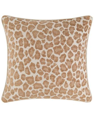 Rose Tree Haylie Leopard Woven Decorative Throw Pillow