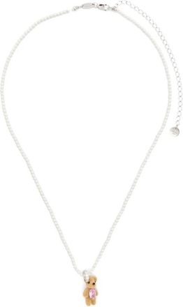 Yvmin Hangerketting met teddybeer-motief - Dames - Kettingen - Bruin - ONE Size - Accessoires
