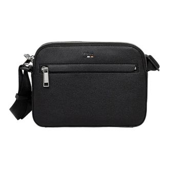 HUGO BOSS Tassen, Heren, Zwart, ONE Size, Polyester, Ray Double EW 50558184