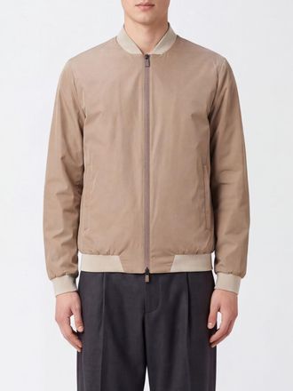 Herno Technical Polyester Bomber Jacket with Ribbed-Knit Collar and Cuffs