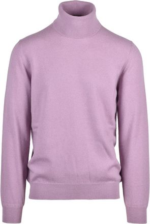 Alpha Studio Finely Knit Cashmere Turtleneck Sweater