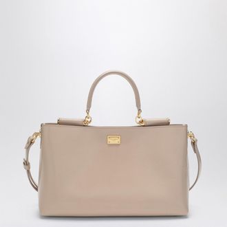 Dolce & Gabbana Dolce&Gabbana Vittoria Handbag In Flesh Coloured Leather
