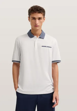 Bugatti Herren Polo shirt Modern Fit met borstzak