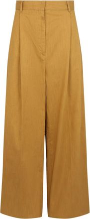 Ferragamo Pleated Wide-Leg Trousers
