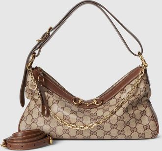 Gucci Starlet Medium Shoulder Bag, Beige, Original GG Fabric
