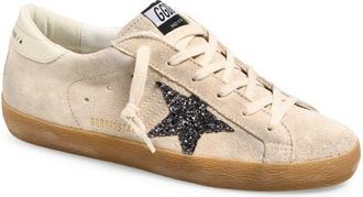 Golden Goose Super-Star Sneaker in Seedpearl/antracite/cream at Nordstrom, Size 35