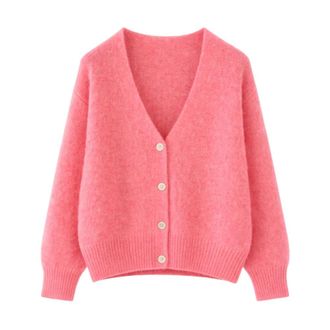 Tiffany & Co. Lilje Mohair Cardigan - female - Tiffany - Cardigans - Pink - ONE SIZE - Knitwear