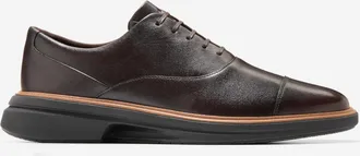 Cole Haan Mens Øriginal Grand Cityspectre Captoe Oxfords - Brown Size 10.5