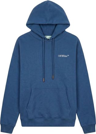 Off-white Sprayed Arrow Hoodie - Heren - Hoodies - Blauw - XL - Katoen - Hoodies & sweatvesten