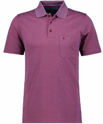 Ragman Poloshirt RAGMAN, Herren, Gr. 58, mulberry, 480, 70% Baumwolle 30% Polyester, regular fit, ohne Ausschnitt, Shirts Poloshirt
