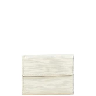 Louis Vuitton Pre-owned Wallets, female, White, Size: ONE SIZE Pre-owned Vintage Leather Wallet