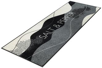 Wash+dry by Kleen-Tex Läufer »Salt & Pepper« rechteckig 7 mm Höhe Teppich