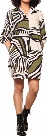Maude Ava Dress In Zebra
