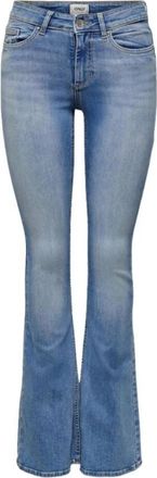 Only Flared Jeans - Dames - Flared Jeans - Blauw - L L32 - Katoen - Jeans