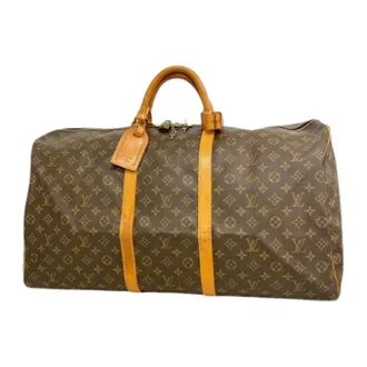 Louis Vuitton Vintage, unisex, Bruin, ONE Size, Pre-owned Boston Bag