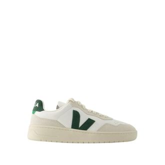 Veja Sneakers, male, Multicolor, Size: 11 US White Leather Top Lace Sneakers