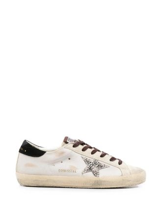 Golden Goose Super Star Suede Toe Tongue And Heel Leather Upper Pois Horsy Star