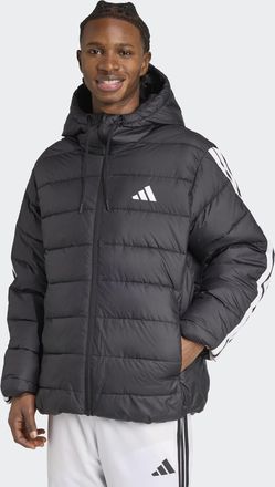 adidas Steppjacke ADIDAS SPORTSWEAR ESS 3S SD HD JK, Herren, Gr. XXL, schwarz, Obermaterial: 100% Polyester, Jacken Steppjacke