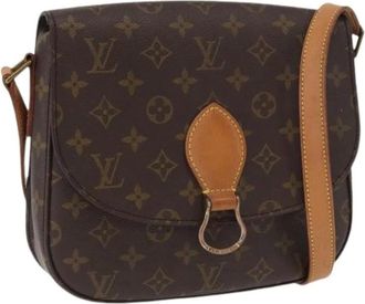 Louis Vuitton Pre-owned Cross Body Bags, female, Brown, Size: ONE SIZE Pre-owned Canvas Cross Body Bag