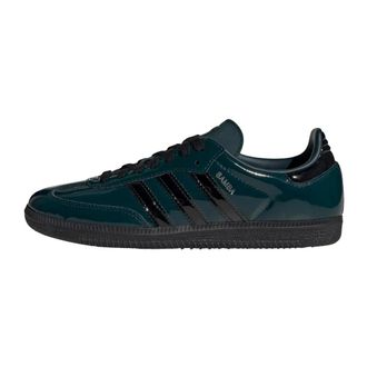 adidas Samba OG Aurora Ivy Black Patent - male - Adidas - Trainers - Green - 2 2/3 UK - Sport