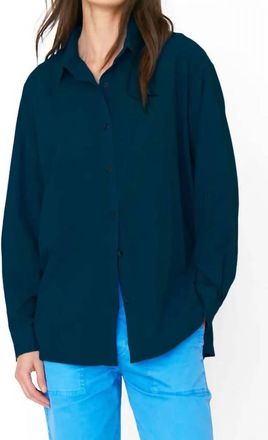Kule Womens The Blanca Top In Navy